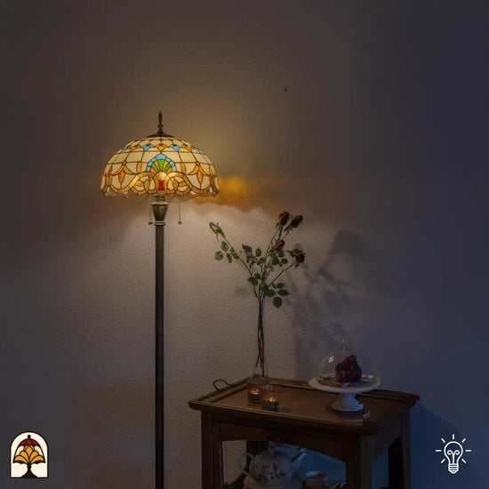 Tiffany lamp - Vloerlamp Barok