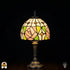 Tiffany lamp - Tafellamp Rosalia Verde - ⌀18 cm De Sierkamer