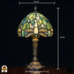 Tiffany lamp | Tiffany tafellamp Libellula Celeste ⌀20 cm