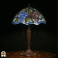 Tiffany Tafellamp Florentia Blu – ⌀41 cm De Sierkamer