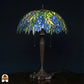 Tiffany lamp  Foglia Azzurra – ⌀41 cm De Sierkamer