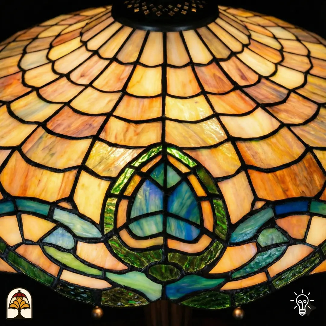 Tiffany lamp  - Tafellamp Onda Opalina - ⌀41 cm De Sierkamer