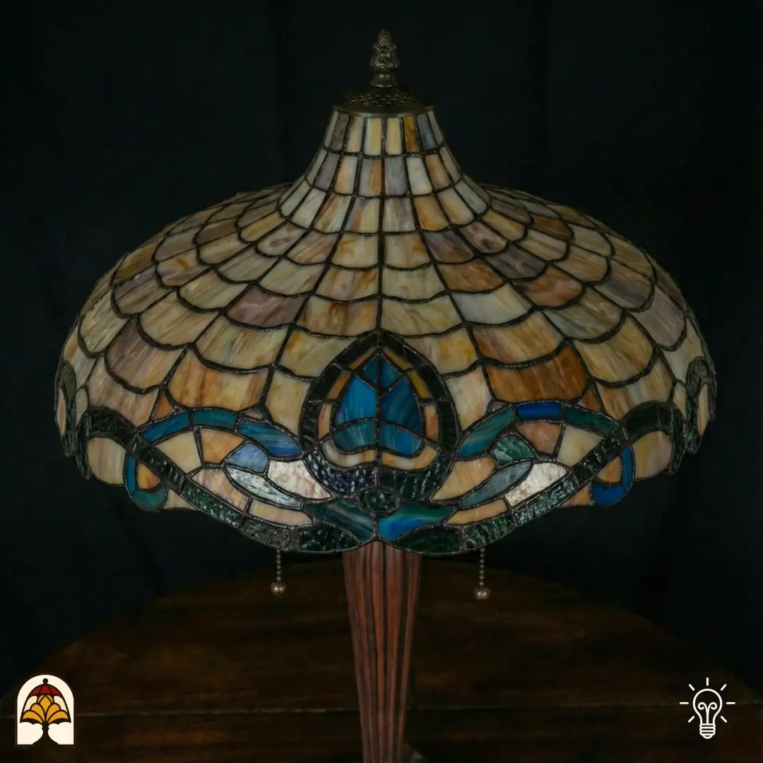 Tiffany lamp  - Tafellamp Onda Opalina - ⌀41 cm De Sierkamer