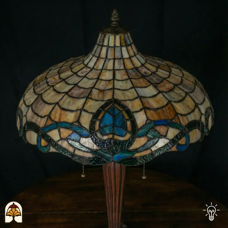 Tiffany lamp  - Tafellamp Onda Opalina - ⌀41 cm De Sierkamer