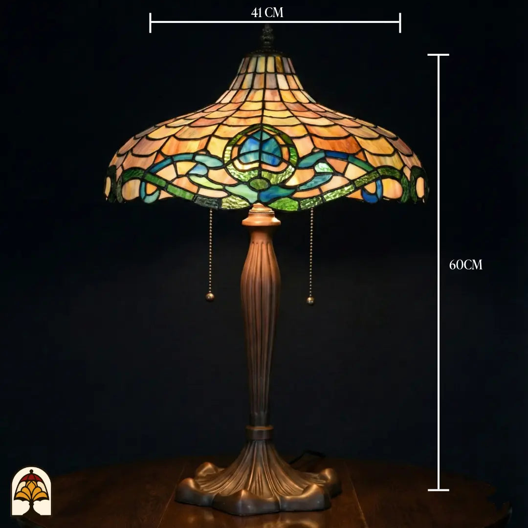 Tiffany lamp  - Tafellamp Onda Opalina - ⌀41 cm De Sierkamer