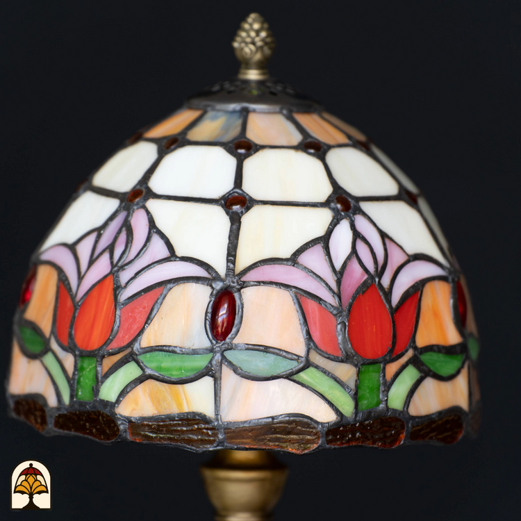 Tiffany lamp - Tafellamp Tulipa - ⌀20 cm-