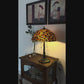 Tiffany lamp | Tiffany tafellamp Stone Mosaic Amber ⌀40 cm
