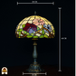 Tiffany lamp - Tafellamp Aurora Bloom - ⌀30 cm-