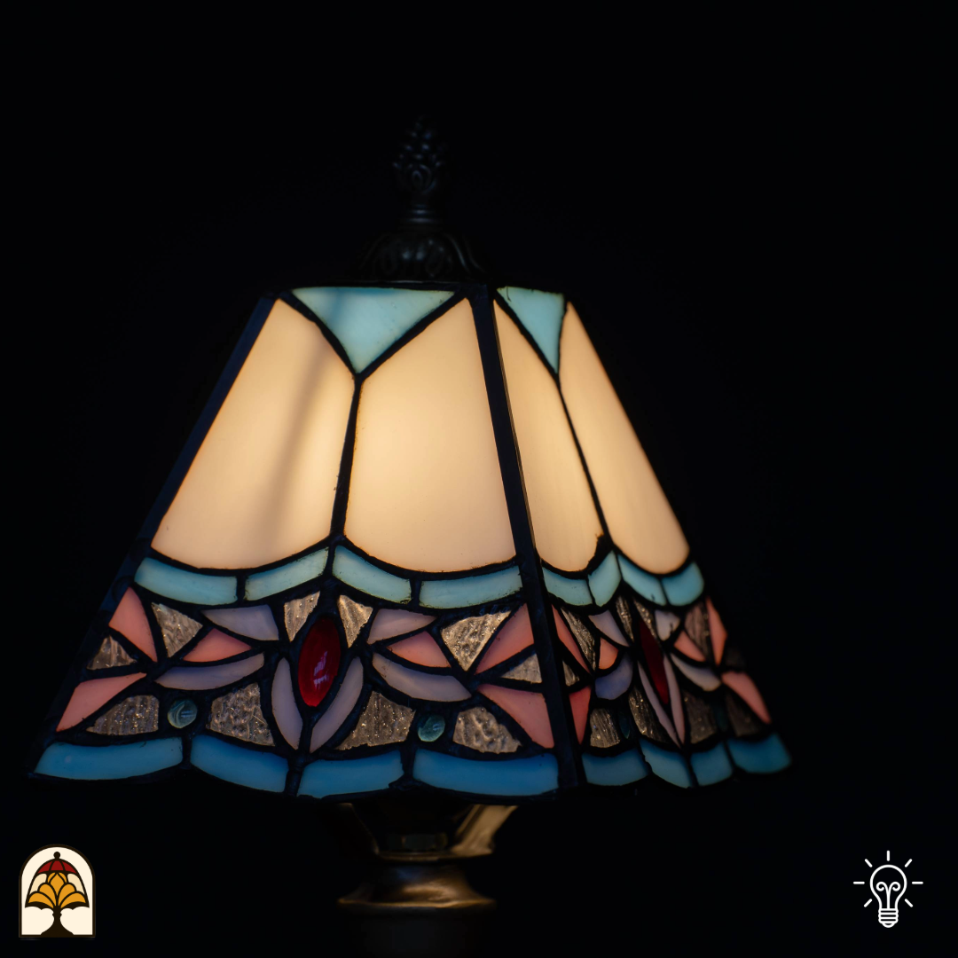 Tiffany lamp - Tafellamp Clara - ⌀20 cm-