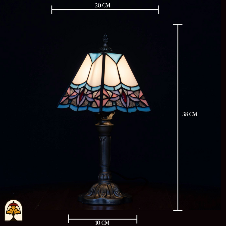 Tiffany lamp - Tafellamp Clara - ⌀20 cm-