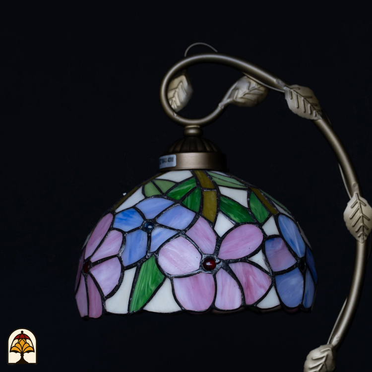 Tiffany lamp - Tafellamp Fiora - ⌀20 cm-