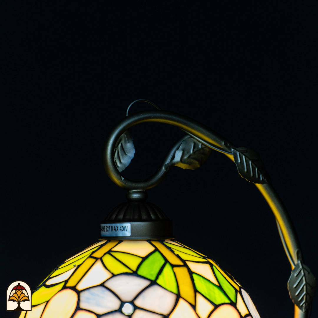 Tiffany lamp - Tafellamp Fiora - ⌀20 cm-