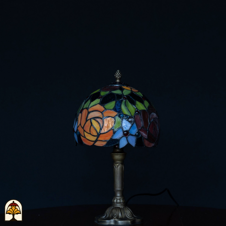 Tiffany lamp - Tafellamp Fiore - ⌀20 cm-