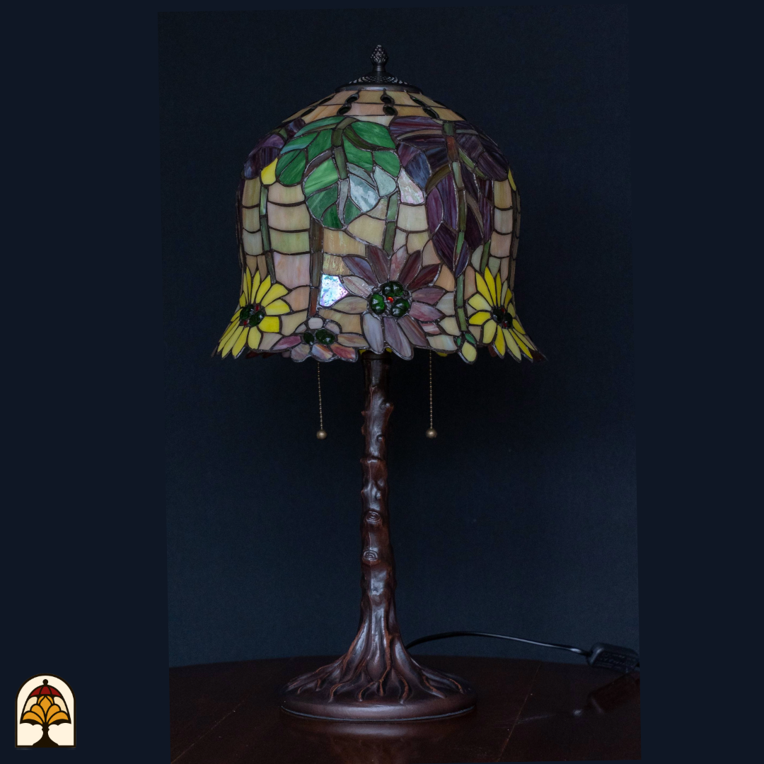 Tiffany lamp - Tafellamp Luminosa - ⌀33 cm-