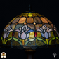 Tiffany lamp - Tafellamp Tulipa Lilac Sereno - ⌀30 cm-