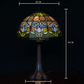 Tiffany lamp - Tafellamp Tulipa Lilac Sereno - ⌀30 cm-