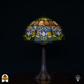 Tiffany lamp - Tafellamp Tulipa Lilac Sereno - ⌀30 cm-