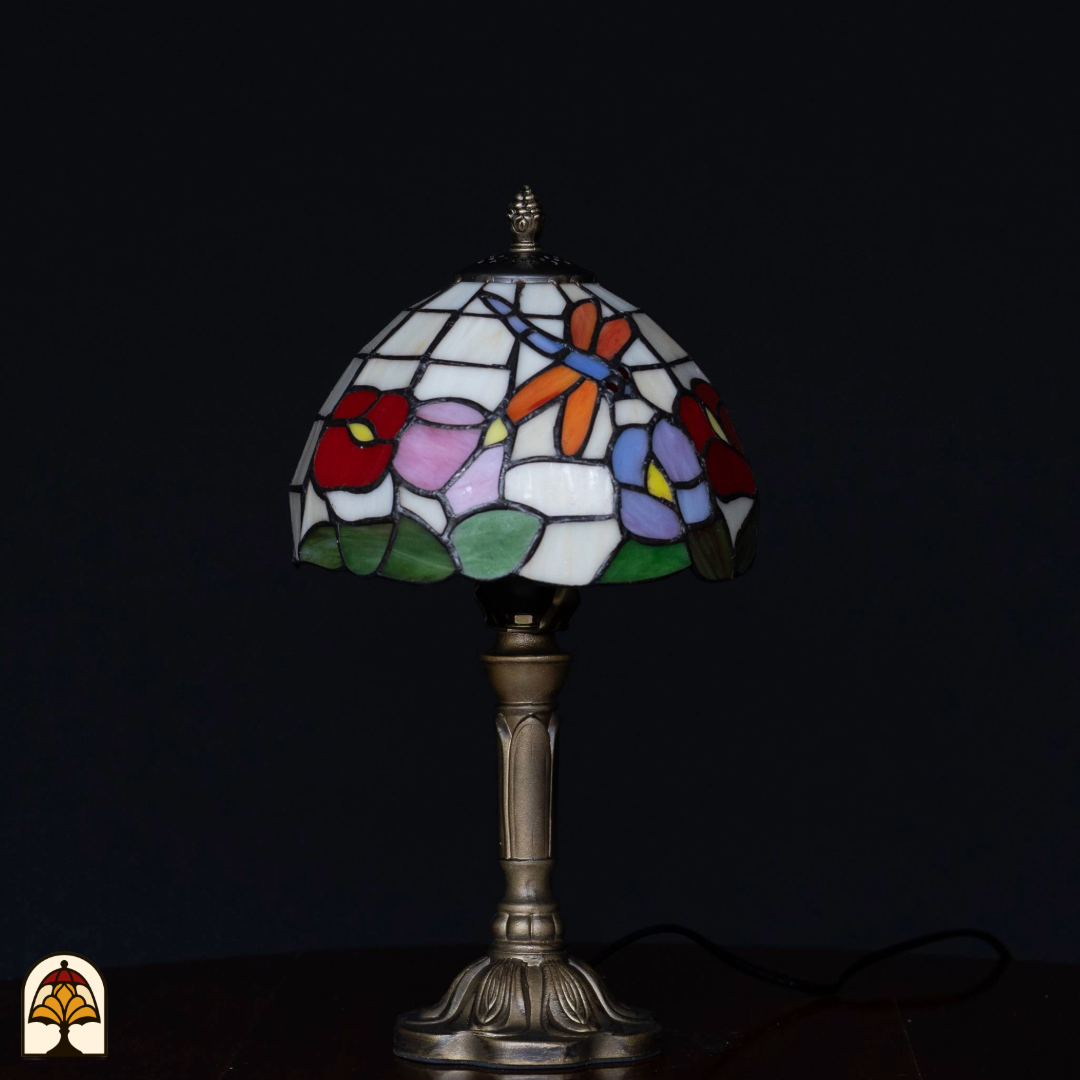 Tiffany lamp - Taffellamp Flora Piccola - ⌀20 cm-