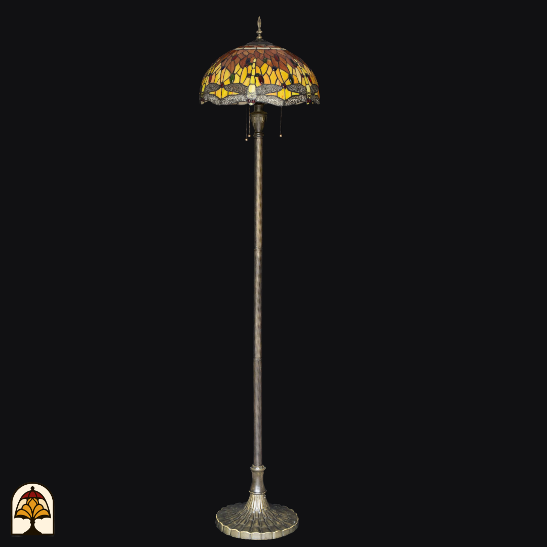 Tiffany lamp - Vloerlamp Libellula Aurea-