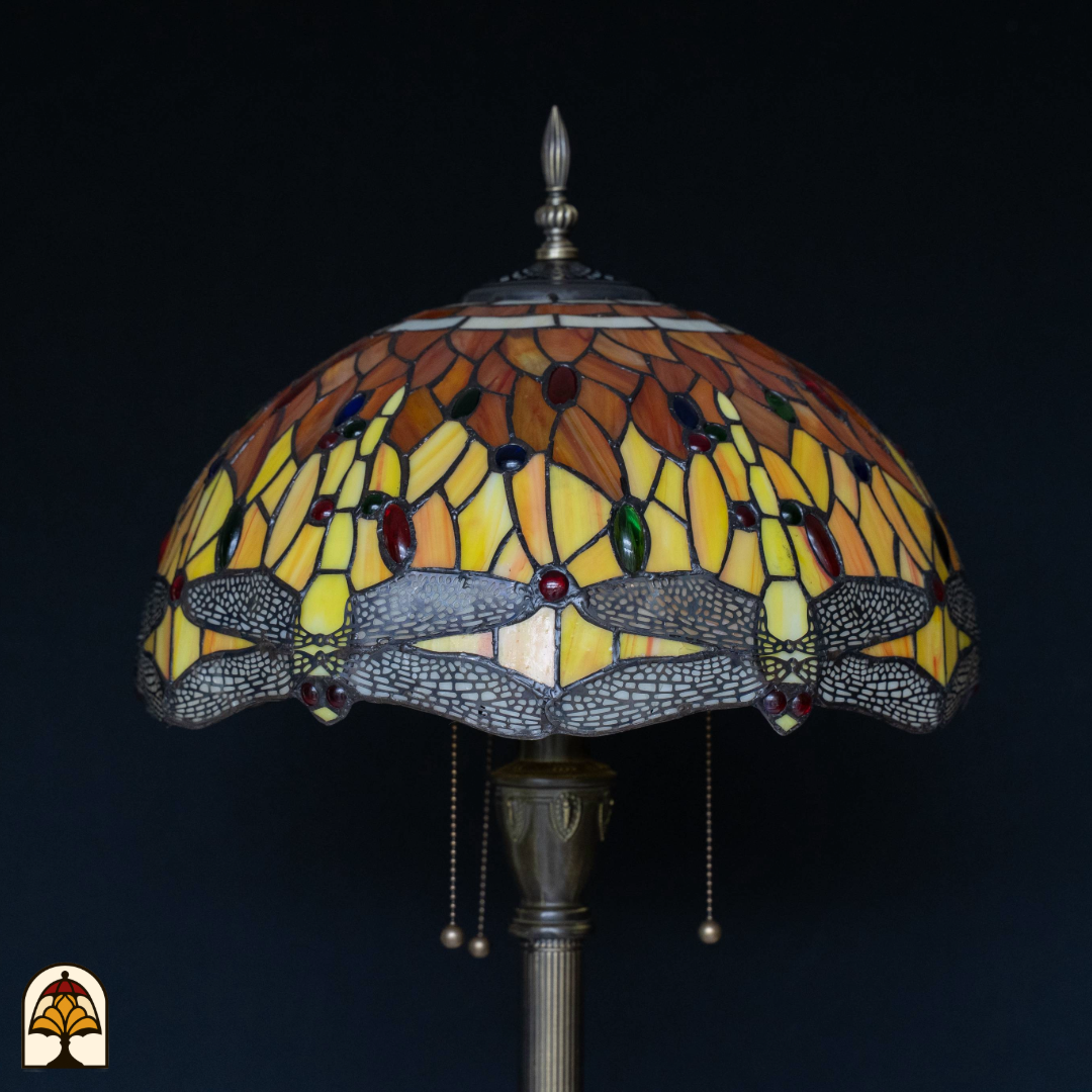 Tiffany lamp - Vloerlamp Libellula Aurea-