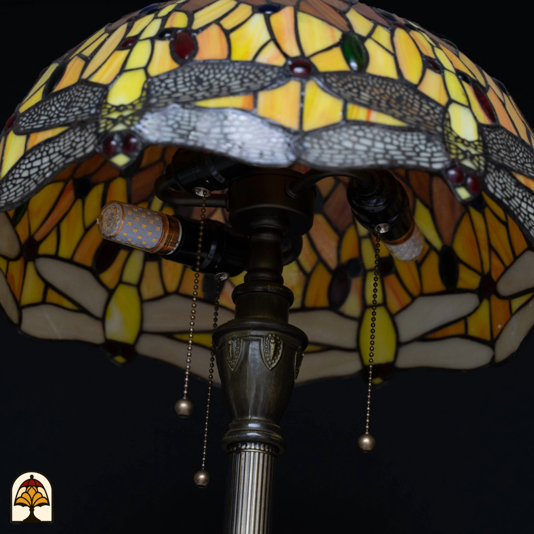 Tiffany lamp - Vloerlamp Libellula Aurea-